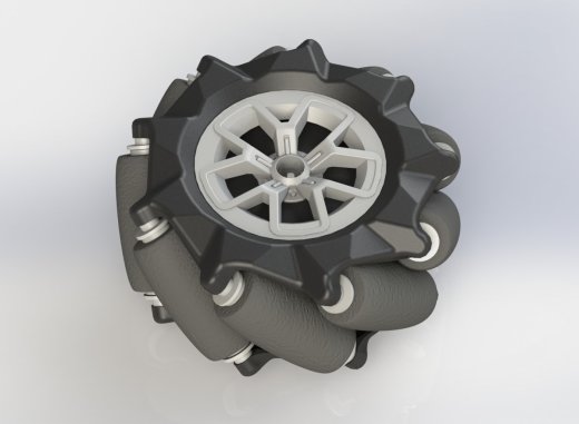Omnidirectional+Mecanum麦克纳姆轮3D数模图纸+Solidworks设计+附STEP缩略图